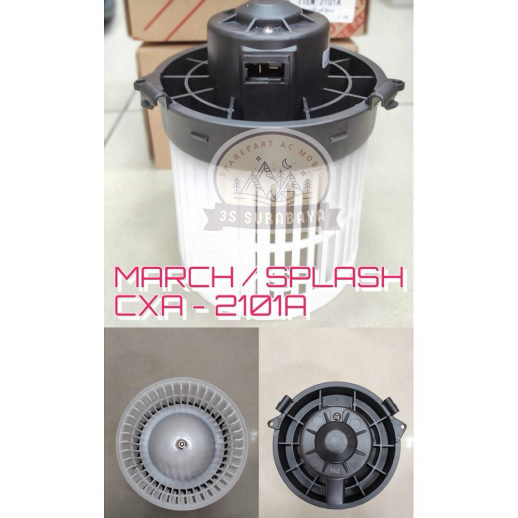 Motor Blower Suzuki Splash Nissan march Ac mobil blower Angin (Baru/New)