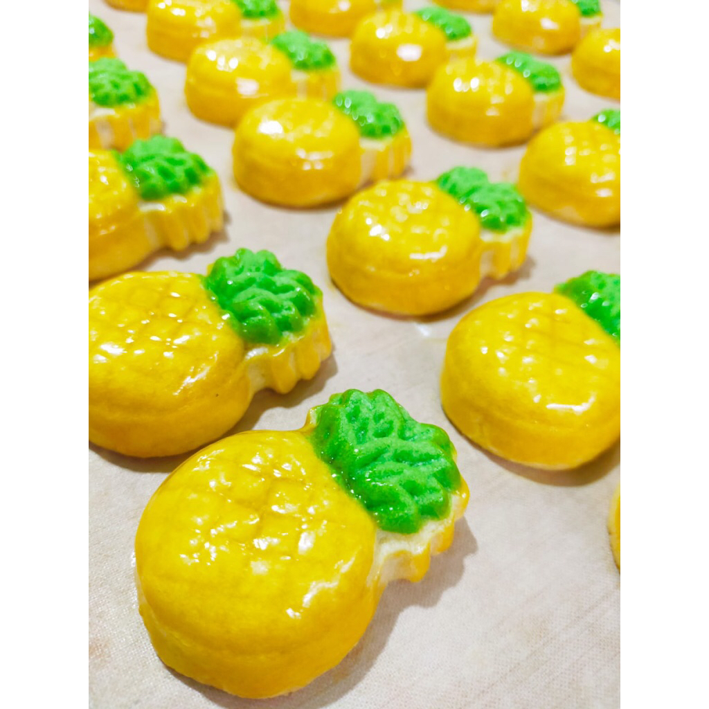 

Nastar Nanas, Nastar Berbentuk Nanas, 1 Pack isi 10 pcs 250 gr