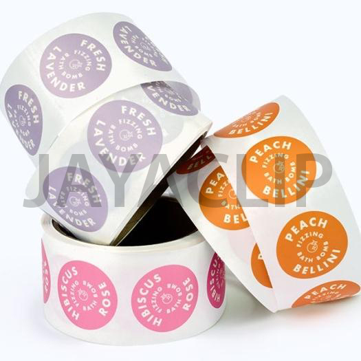 

Cetak Sticker Roll Ukuran 5cm Custom Desain