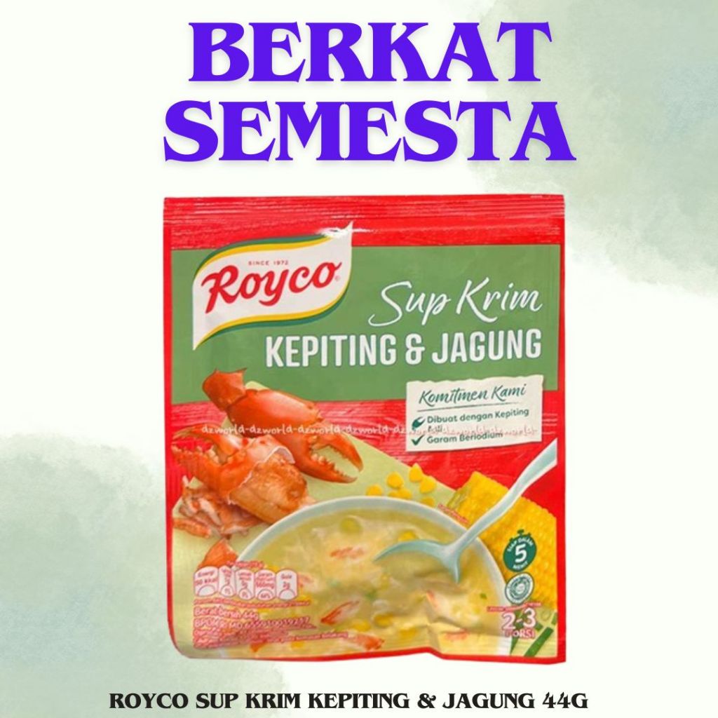 

ROYCO SUP KRIM KEPITING & JAGUNG 44G