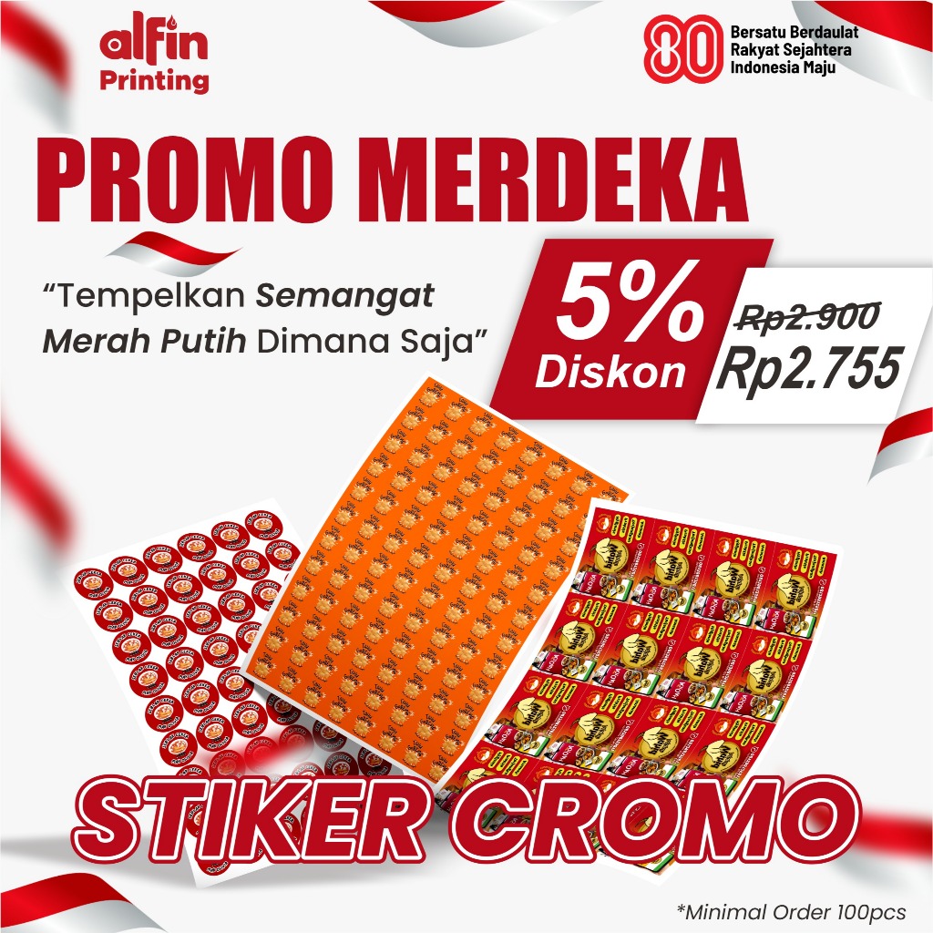 

STIKER CROMO MURAH PRINT ONLY | CETAK STIKER CROMO BONTAK | stiker label murah | cromo print only