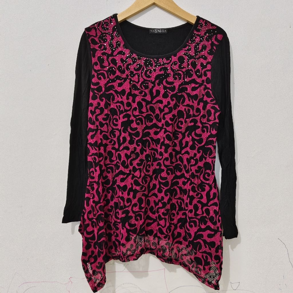 PL Kaos Olahraga Pink