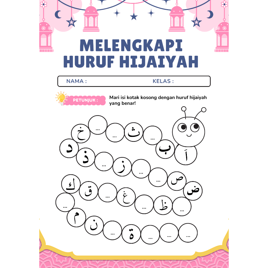 

LEMBAR KERJA HURUF HIJAIYYAH