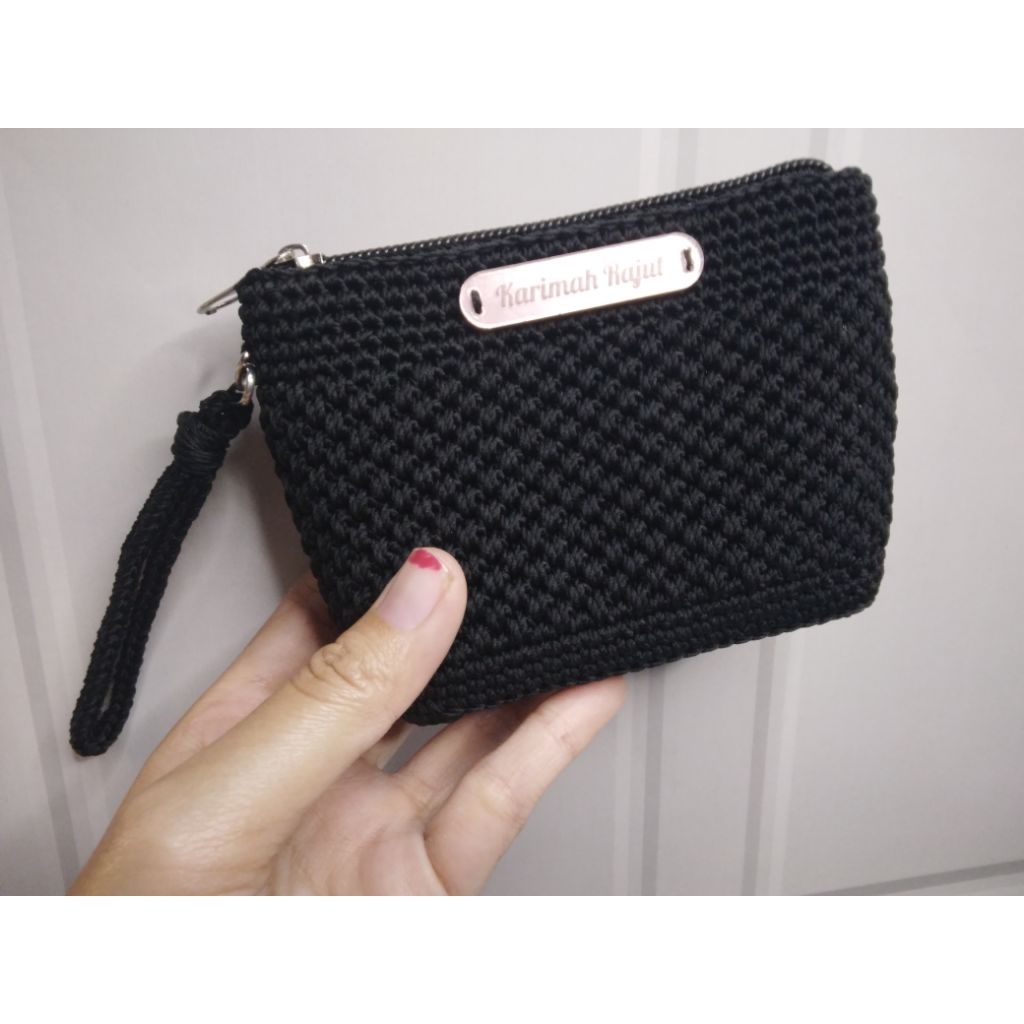 Dompet koin rajut/domko/ dompet kecil/dompko rajut