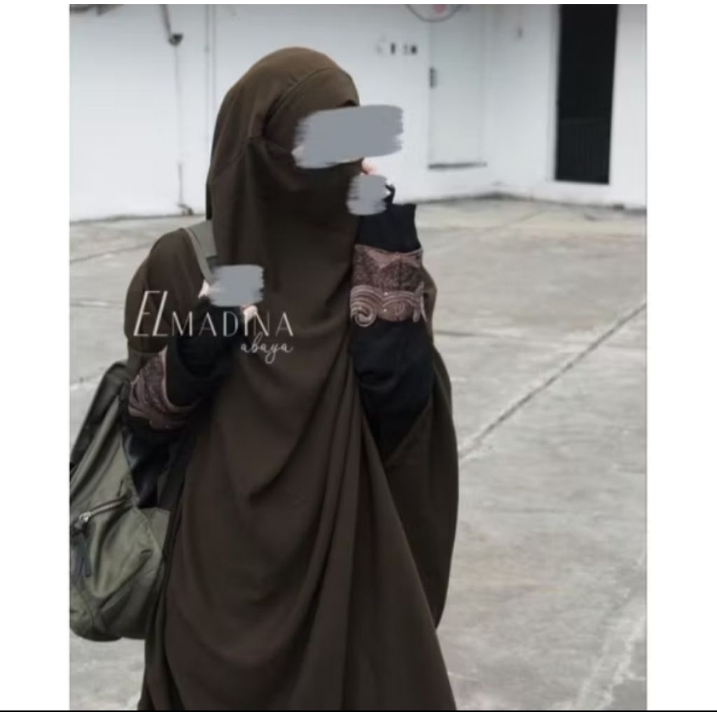 PRELOVED FK Elmadina/ French Khimar Elmadina