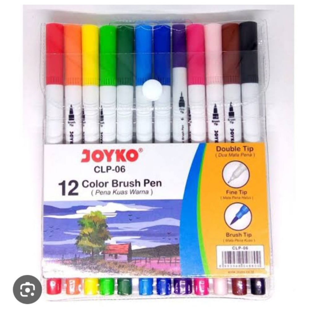 

Spidol brush Joyko 12 warna