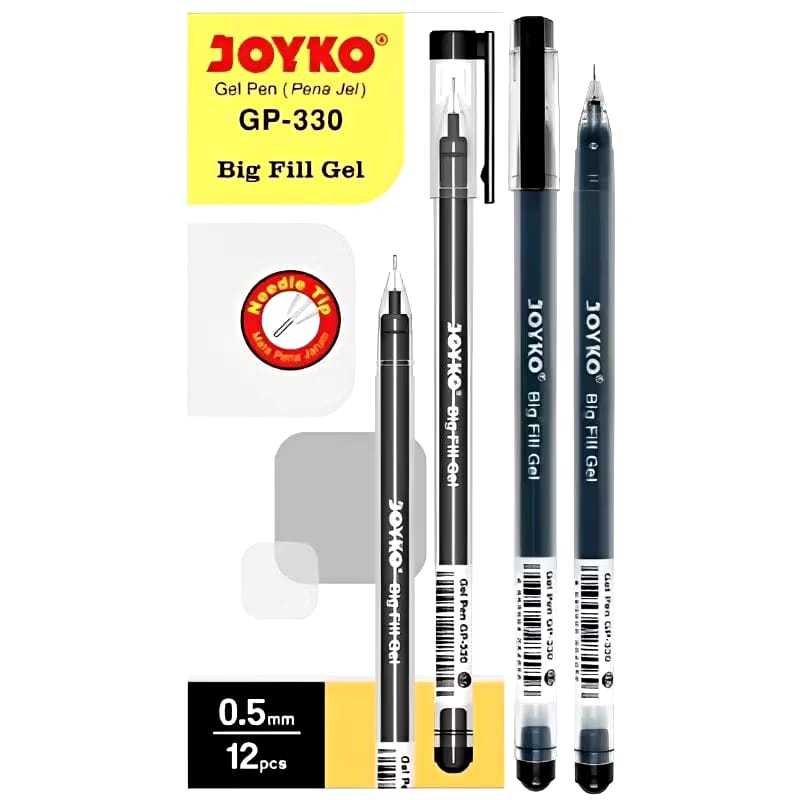 

Pulpen Gel Pen Joyko Gp 330 sedus (12pcs)