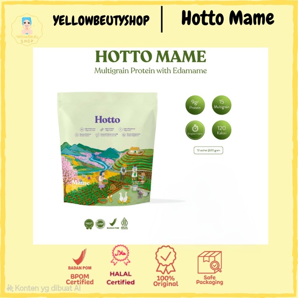 

Hotto Mame Protein Multigrain With EDAMAME