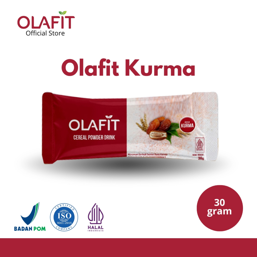 

OLAFIT Meal Replacement Sereal Diet Multigrain Cereal Powder Drink Rasa Kurma 1 Sachet Sereal Sehat By GOFIT GROUP