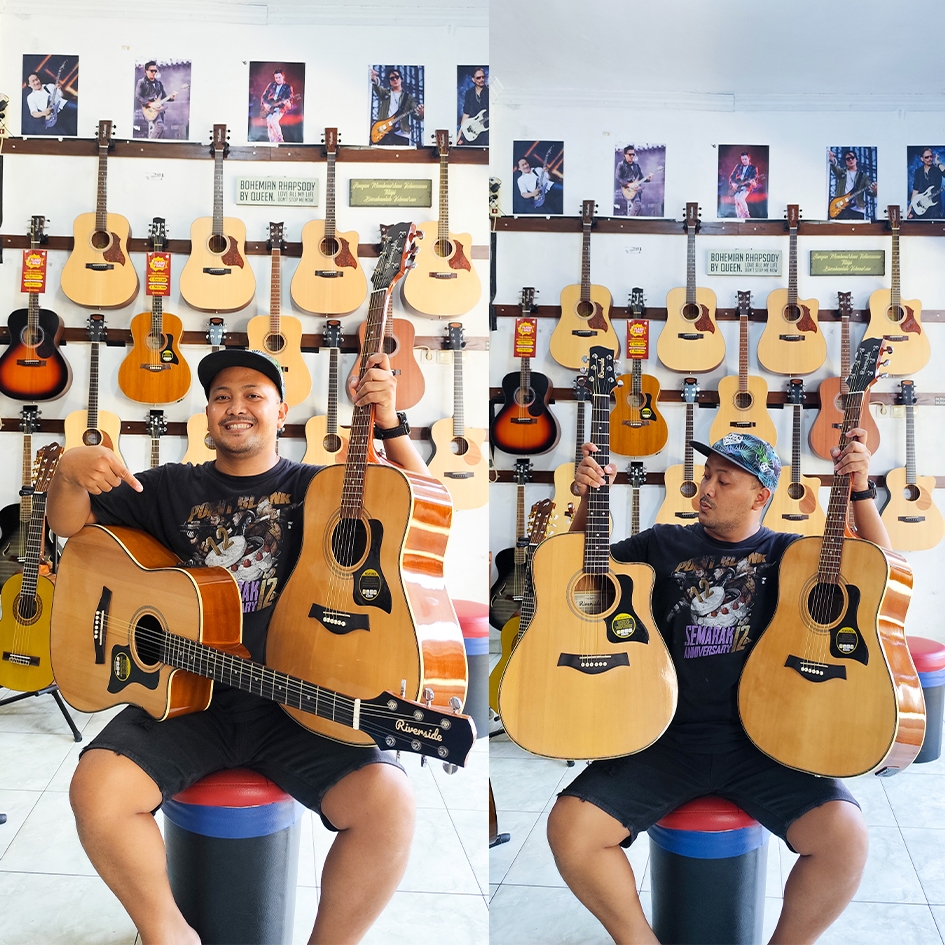 Gitar Original Riverside Akustik Elektrik Gitar Original Berkualitas Beli Gitar Original Lokal