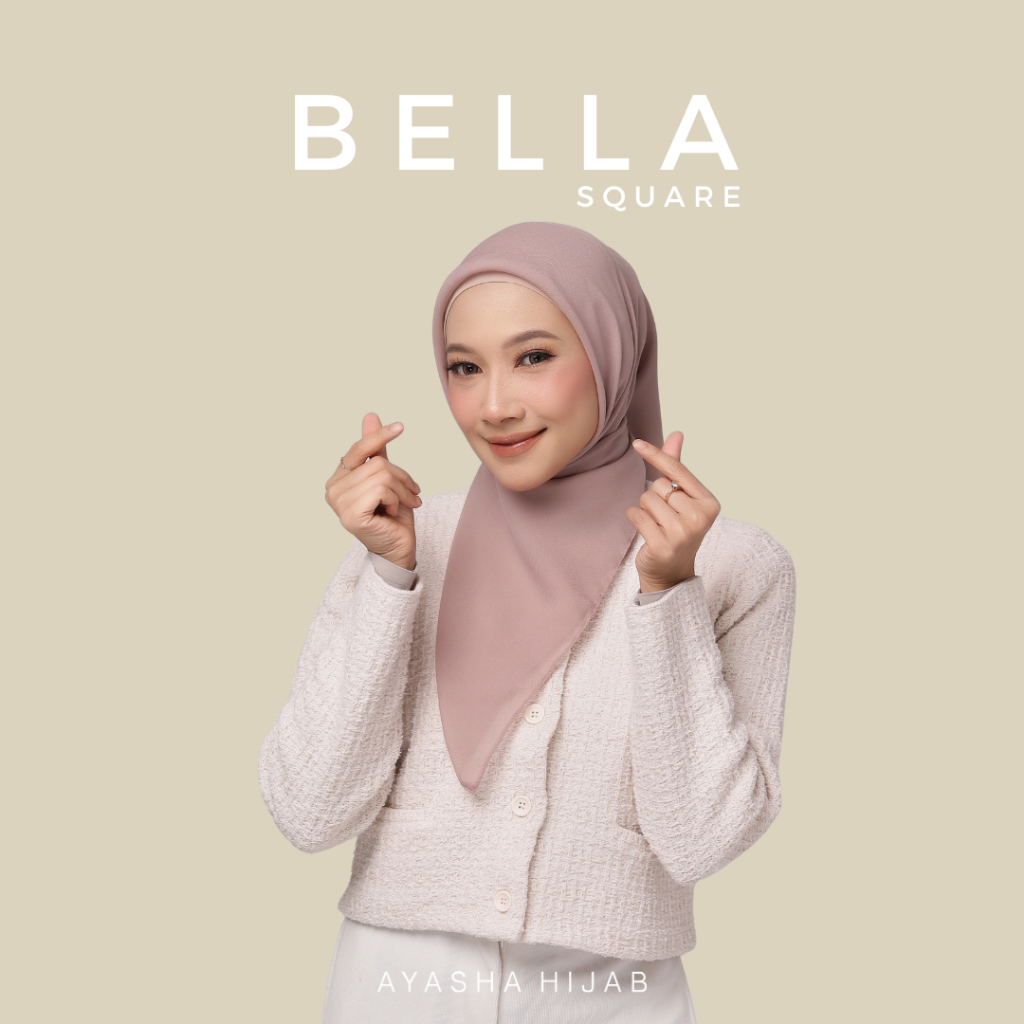 Ayasha Hijab - bella square premium | jilbab bella square premium | bela square premium