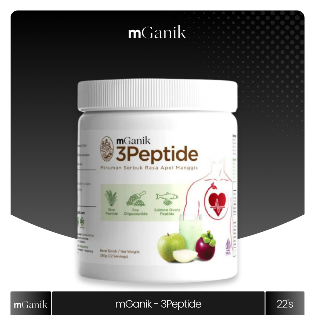 

Mganik 3 Peptide 330 Gram Jantung Kardiovaskular Hipertensi Darah Tinggi Kolesterol