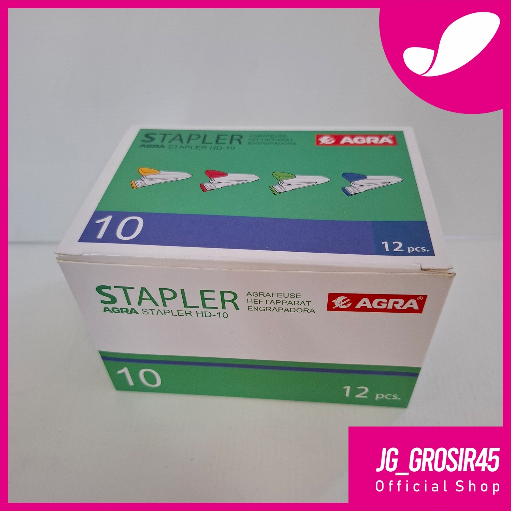 

STAPLER AGRA HD 10 KECIL ALAT Stapler | 1 PCS