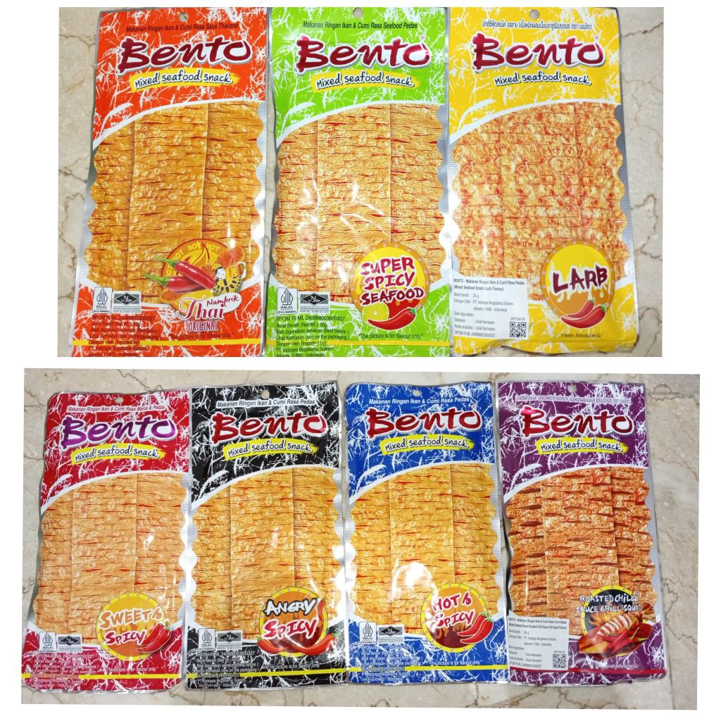 

SNACK BENTO JUHI MIX SEAFOOD SNACK 20 GRAM ALL VARIAN