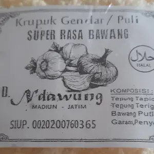 krupuk gendar matang
