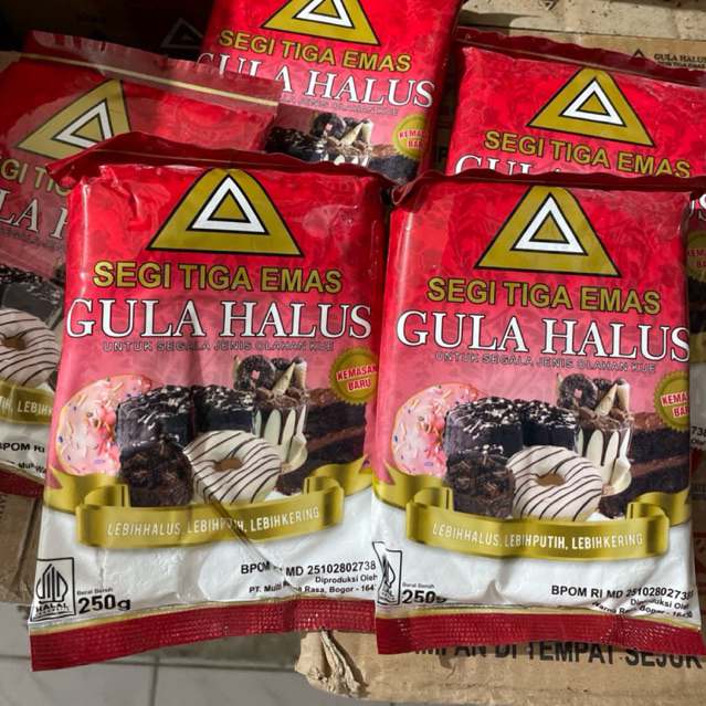 

Gula Halus Segitiga Emas 250gr