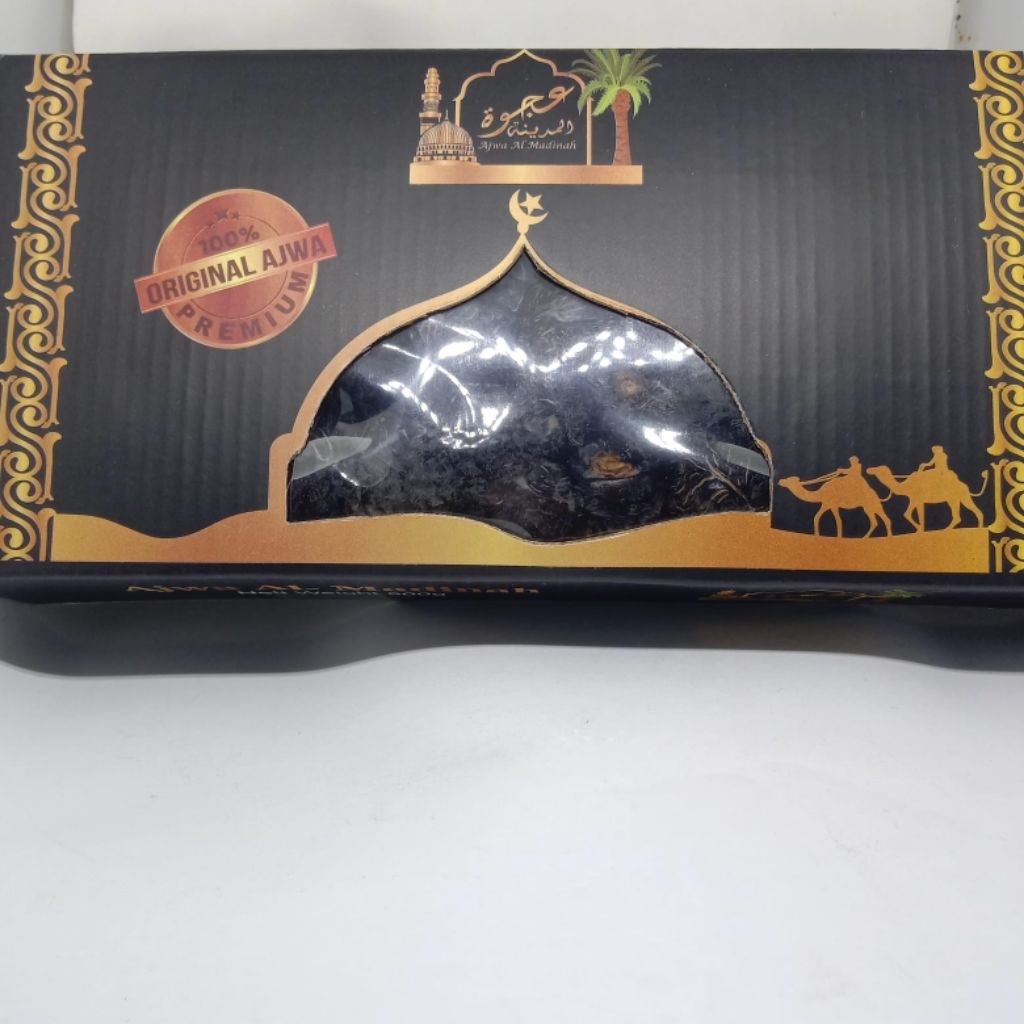 

kurma Ajwa Madinah premium kemasan 500gr kurma ajwa/kurma nabi