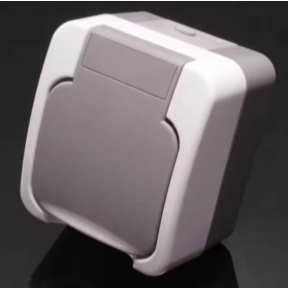 BROCO 2151 ATLANTIC STOP KONTAK  1 LUBANG DENGAN TUTUP OUTBOW WATERPROOF