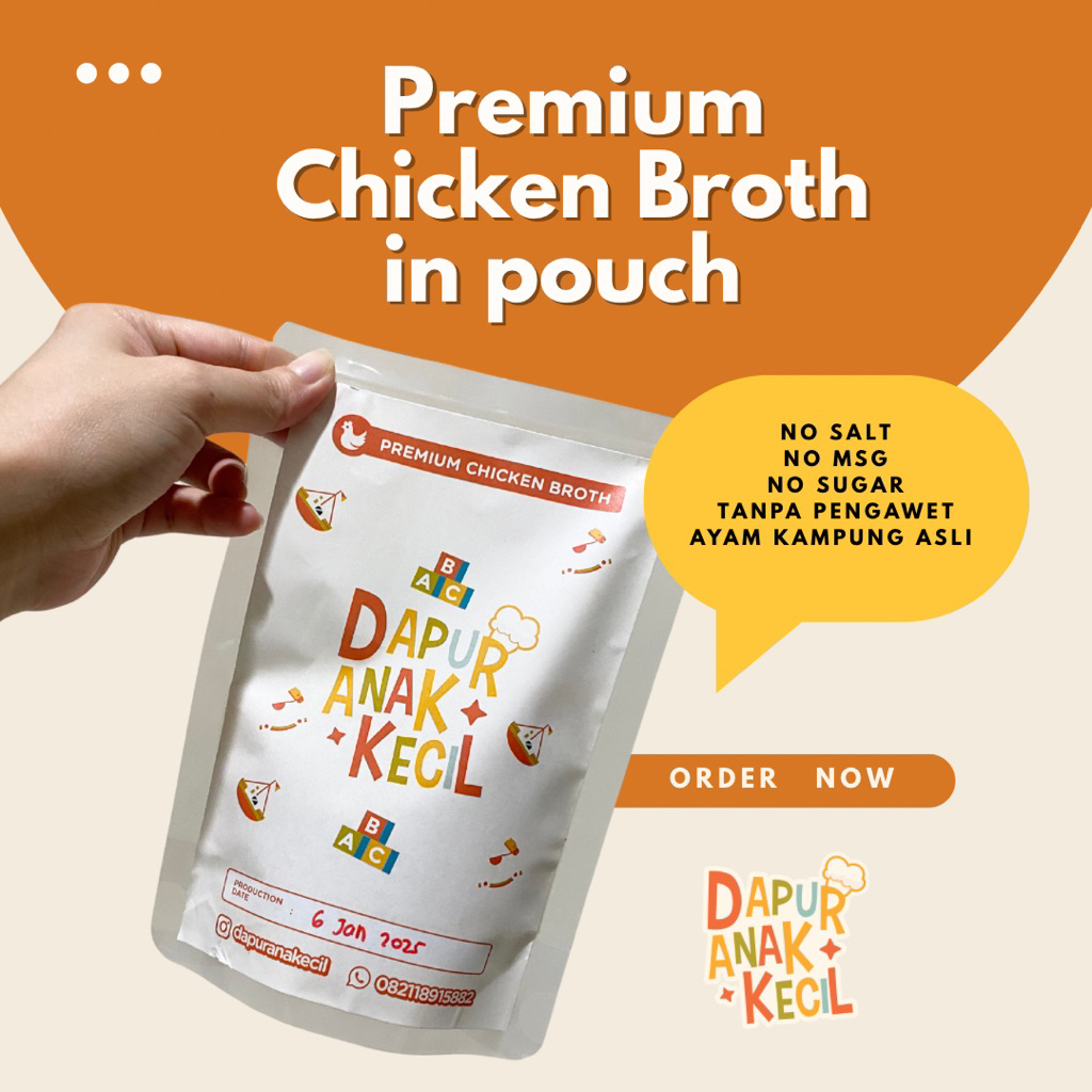 

( POUCH ) 250ml PREMIUM CHICKEN BROTH
