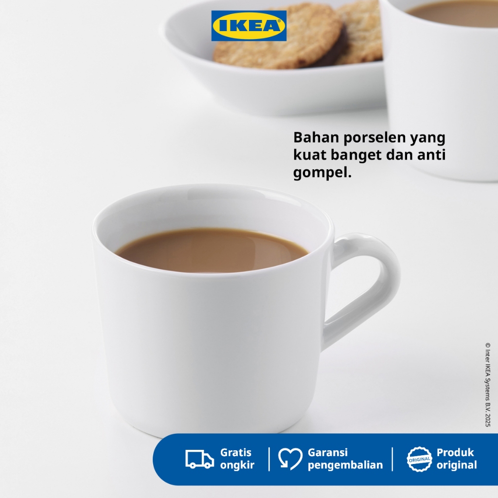 IKEA 365+ Gelas Mug Putih 24cl