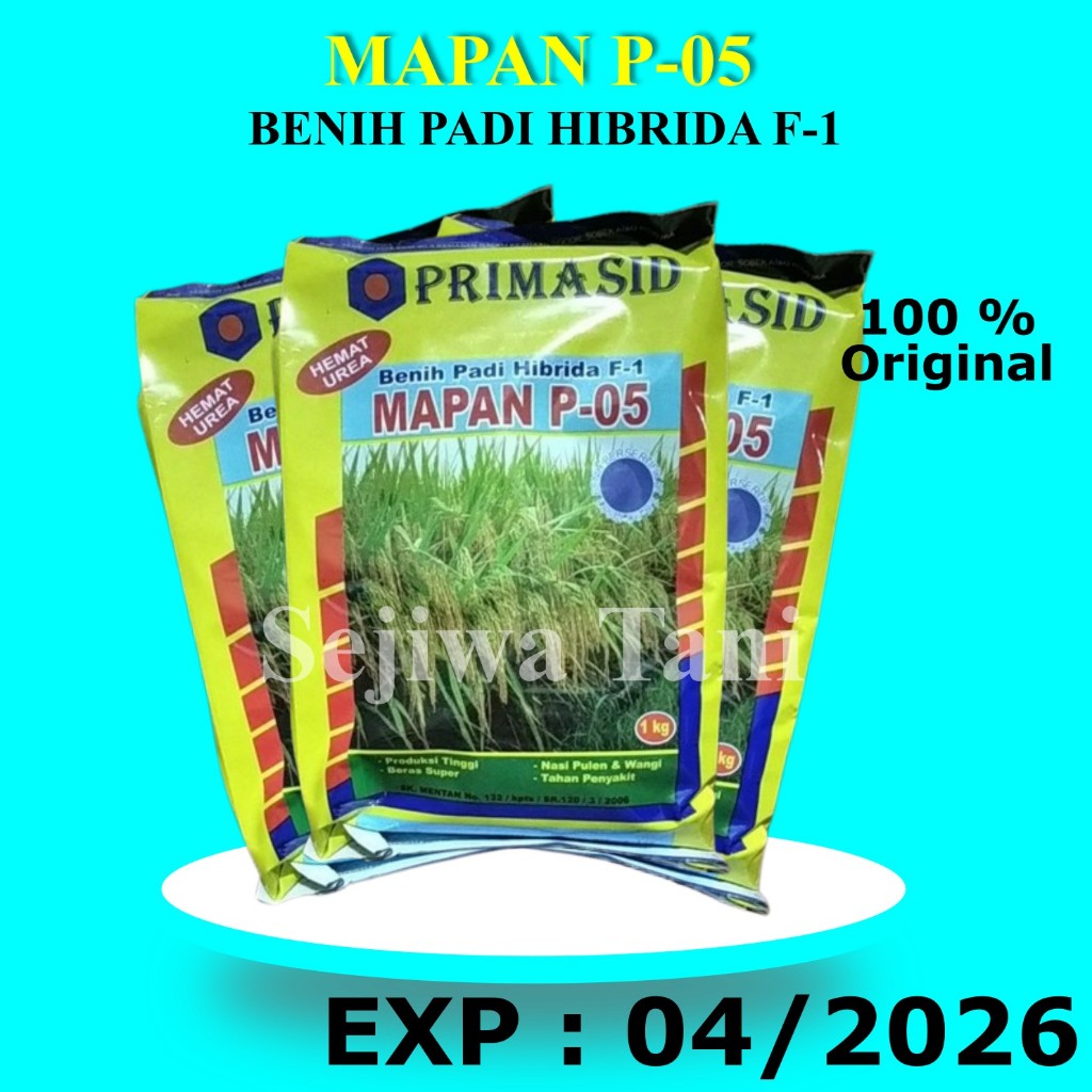 Benih Padi Mapan P-05 Original Hibrida F1 1kg Exp 04/2026