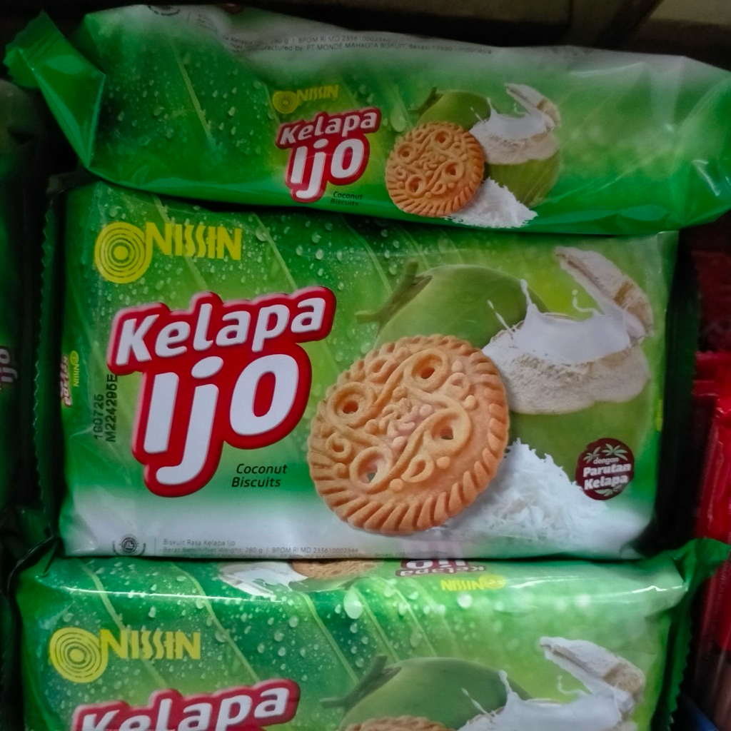 

Nissin kelapa ijo 280g Nissin Coconut Biscuit Kering