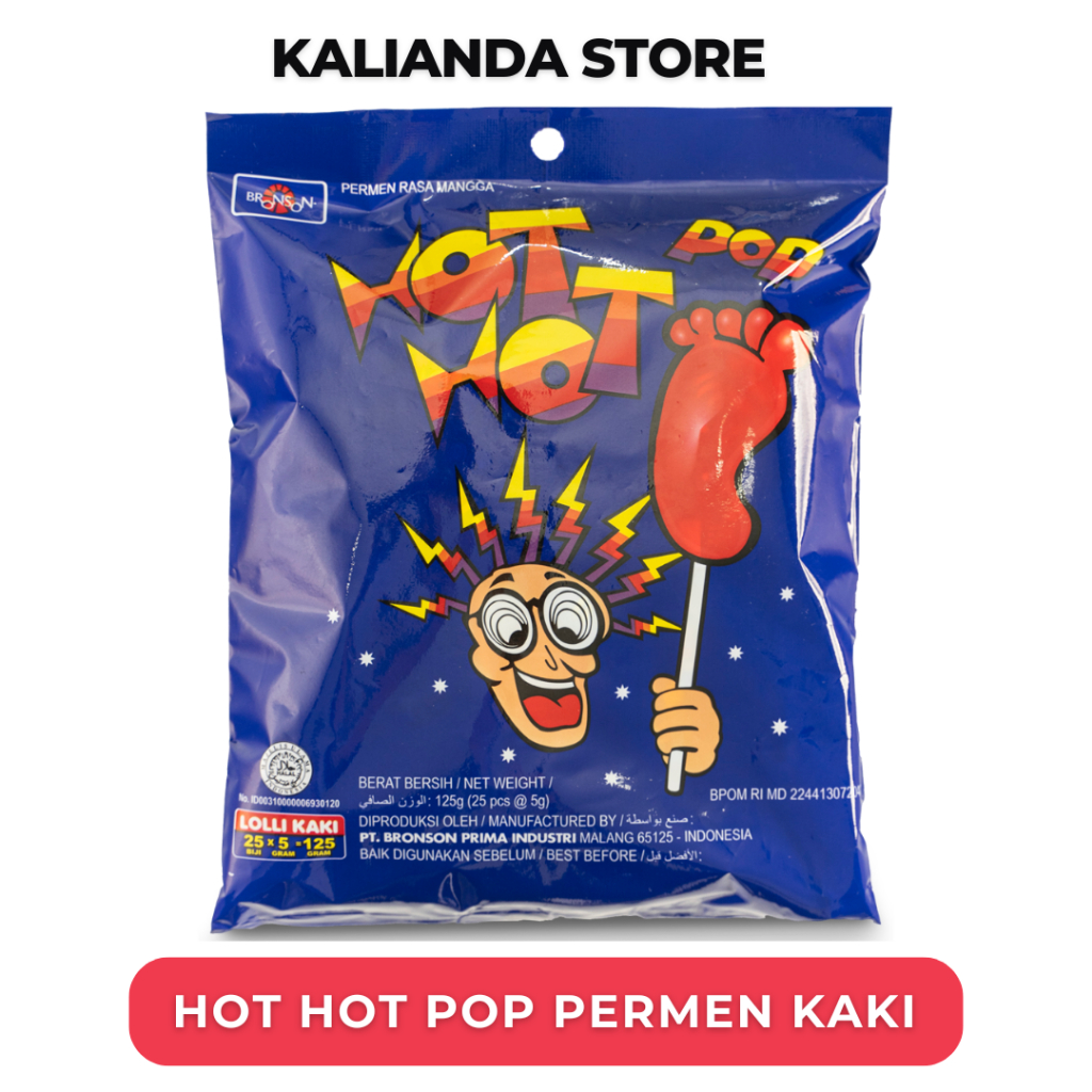 

Hot Hot Pop Permen Kaki Rasa Mangga 25pcs x 5g