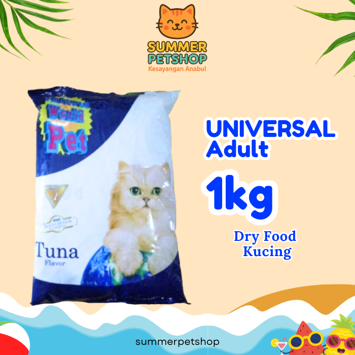 Universal Tuna 1kg Dry Cat Food Makanan Kucing Dewasa