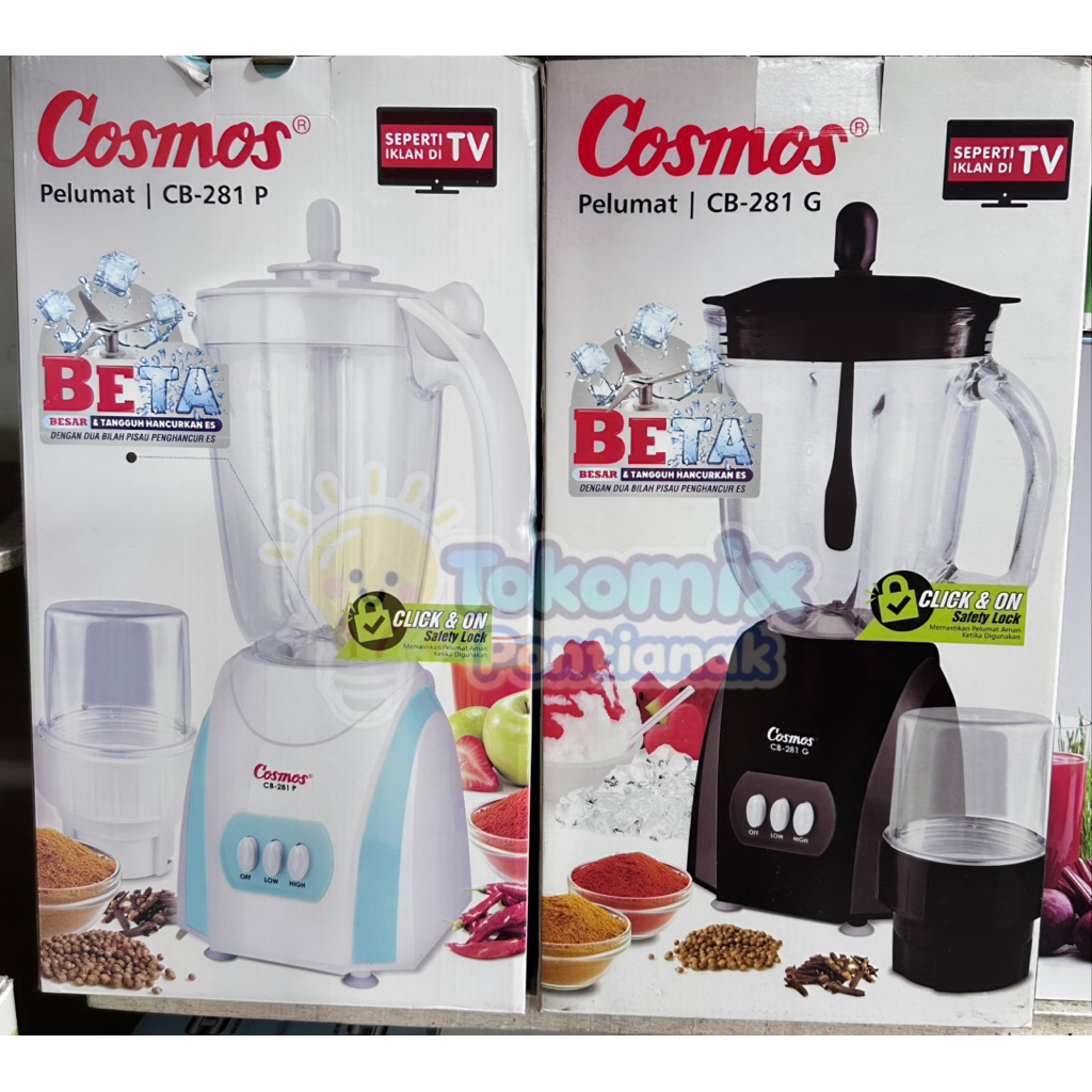 Cosmos Blender Kaca - Big Capacity- Beta Series - 2 Liter