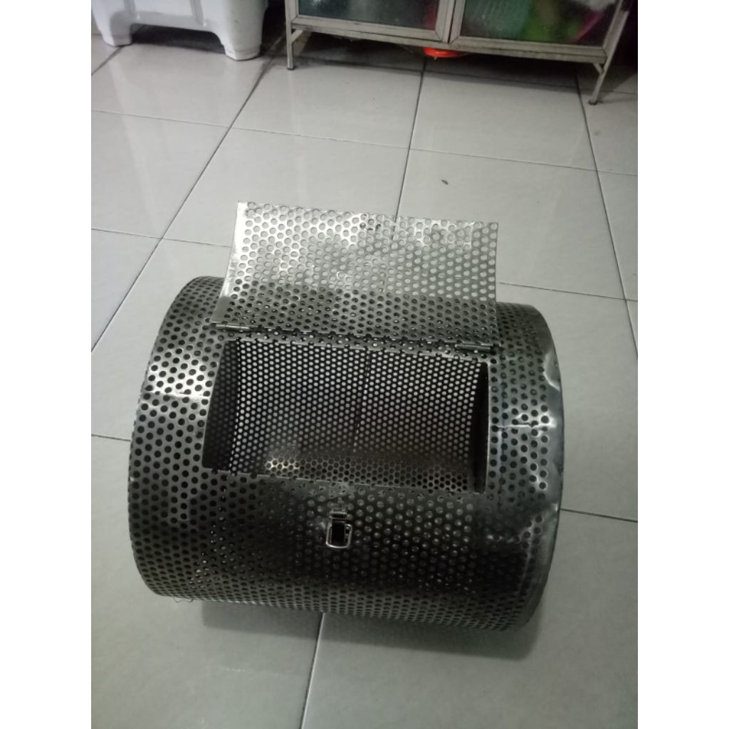 custom panci dandang drum tabung stainless 304 201 besar kecil