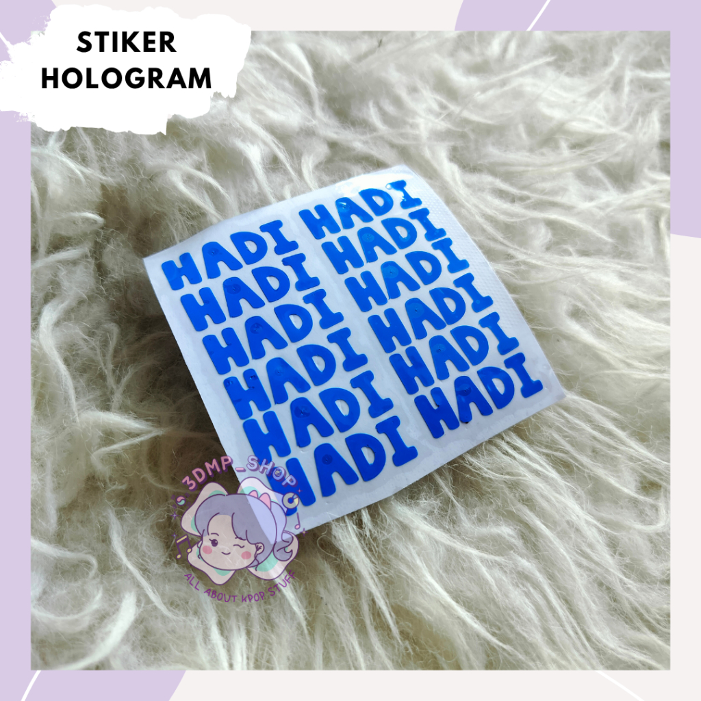 

Stiker Nama CUTTING Request Custom decal skotlit hologram WATERPROFF Decal cocok untuk Botol Ripstick Minum, Souvenir, Power Bank