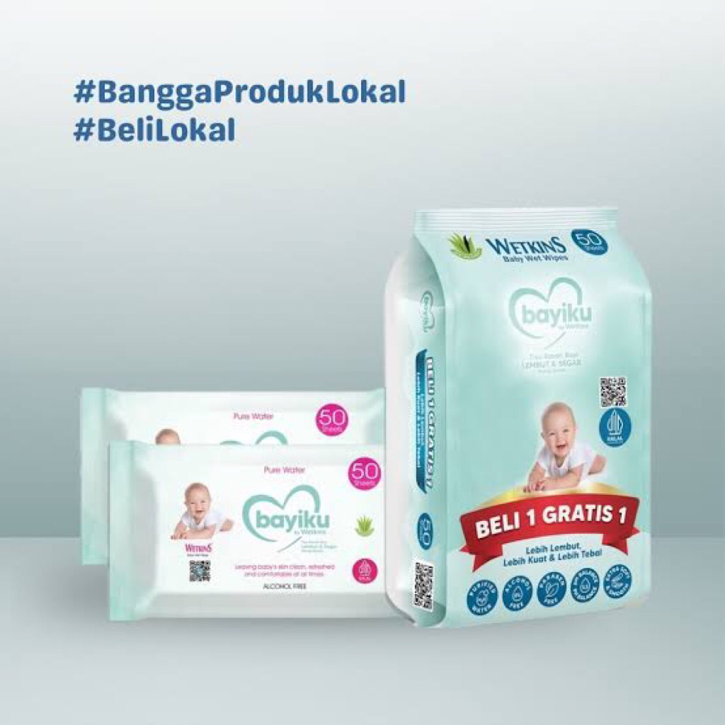 wetkins tisu basah ganti popok beli 1 geratis 1