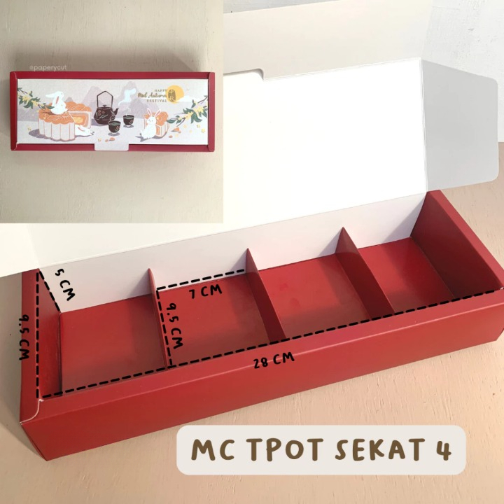 

Box Dus Kotak Kue Bulan Mooncake Mid Autumn Pineapple Cake isi Kardus Festival Kue Bulan Musim Gugur