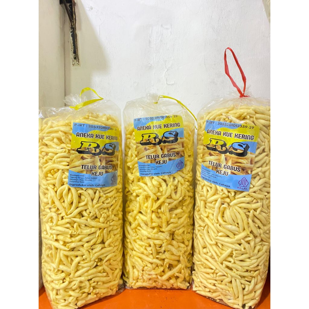 

Telor Gabus Keju 800Gram/1, 7 Kg