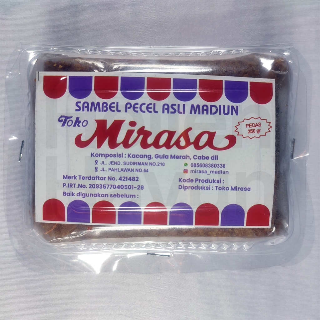 

Sambal Pecel Madiun ASLI Toko Oleh-Oleh Mirasa | Sambel Bumbu Kacang Khas Madiun | Pedas