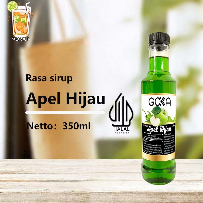 

GОKKA Syrup / Apel Hijau Flavoured Sirup / Sirup Apel Hijau 350ML International Halal
