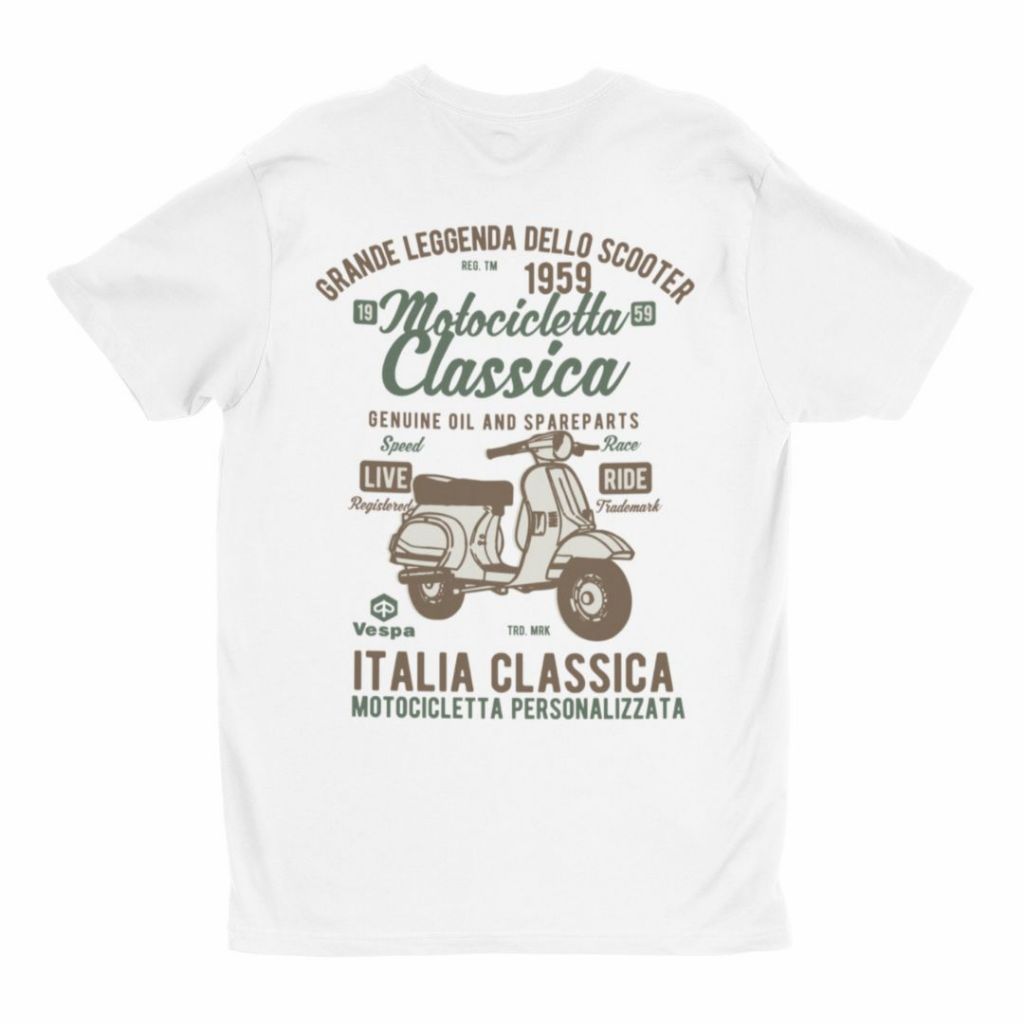 Kaos Classic Scooter Club Grande Italia