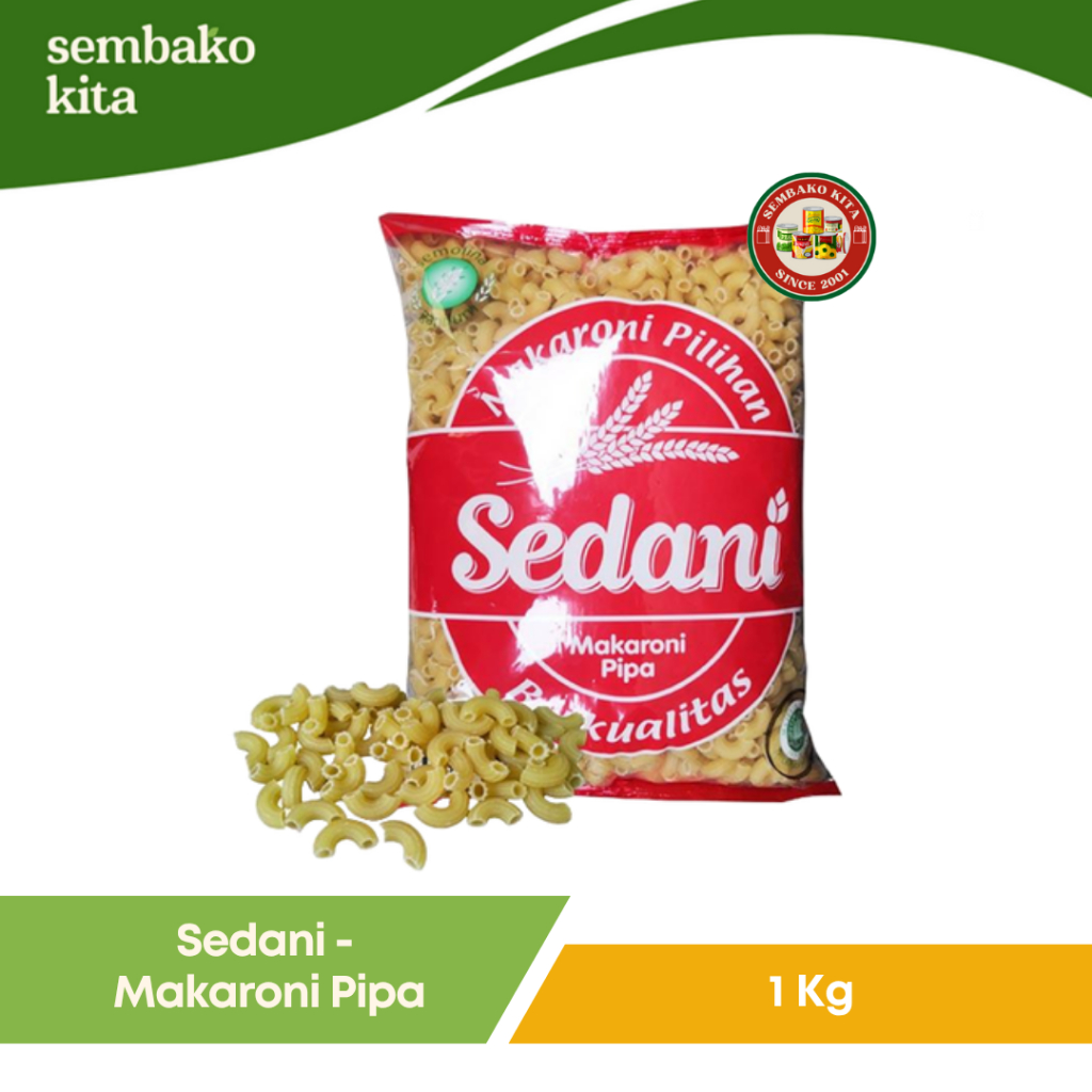 

Sedani Macaroni Elbow 1 Kg | Pasta Kemasan