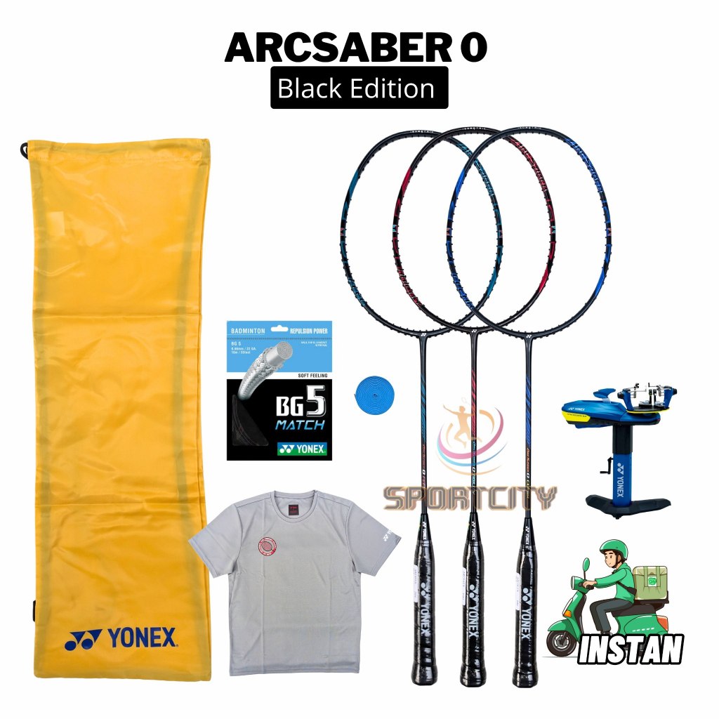 Raket Badminton YONEX ARCSABER 0 BLACK EDITION Original