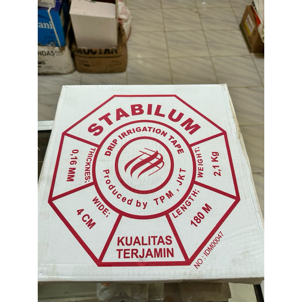 SELANG DRIP STABILIUM 3/5  / SELANG PERTANIAN SELANG PLASTIK MEREK STABILIUM