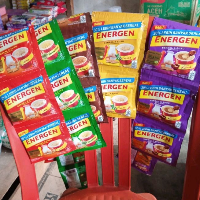 

Energen rentengan isi 10pcs berat 32gram