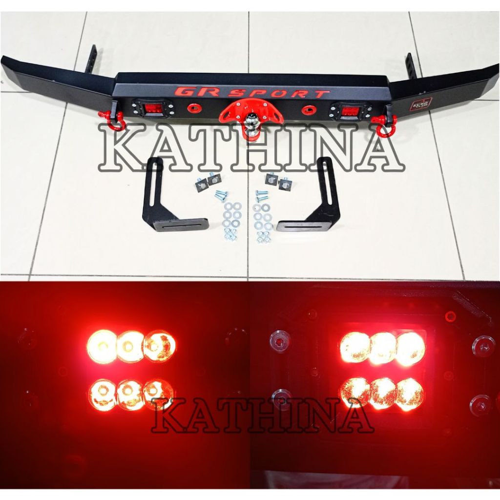 Towing Belakang All New Rush GR SPORT 2018-2023 Custom Emboss