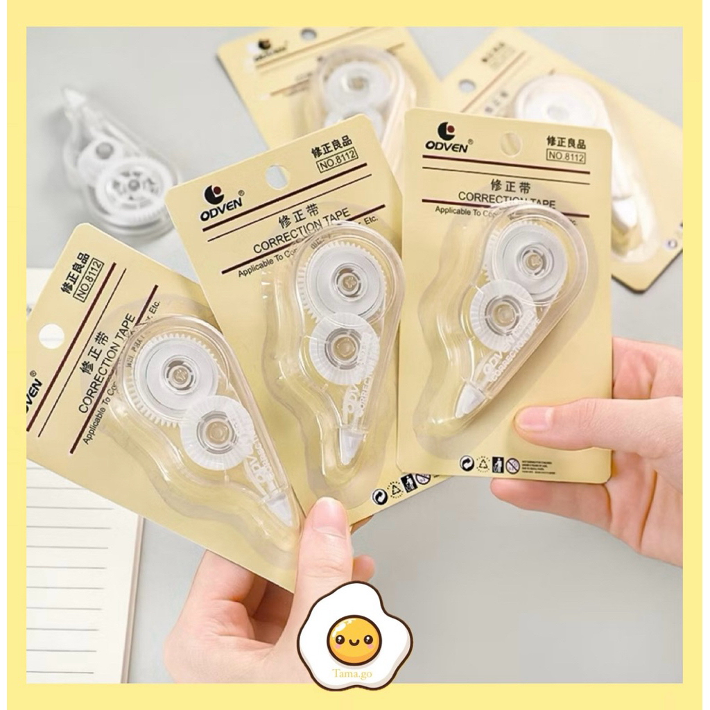 

Correction Tape Roll Correction Transparant / Penghapus Tip-Ex / Mini Correction Tape Transparant / Tip ex Kertas Roll Bening / Tip X Transparant