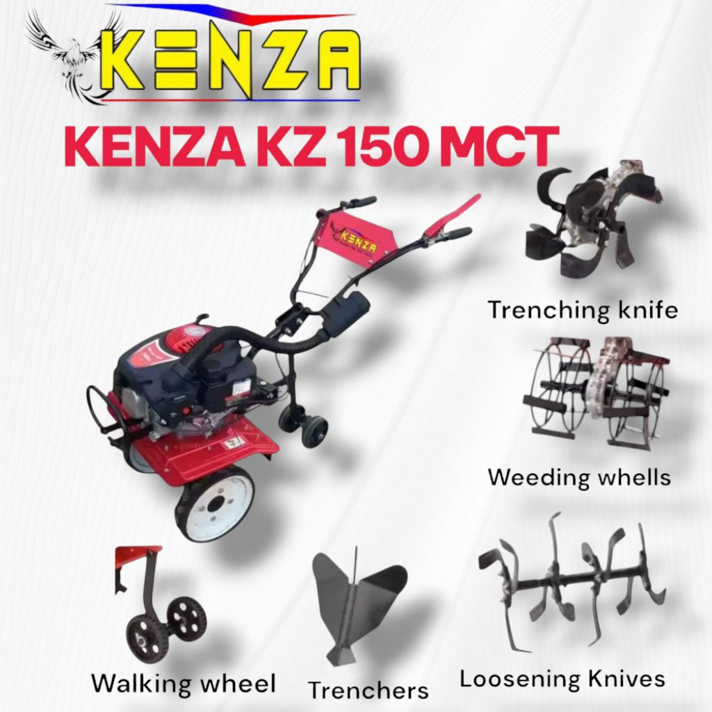 Mini tiller kenza 150 mct, mesin bajak mini, mesin cultivator penggembur tanah