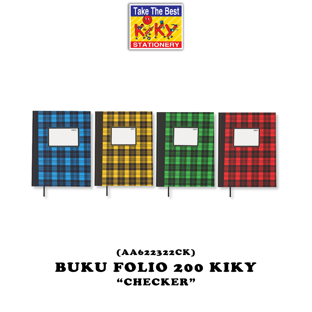

KIKY Buku Hard Cover Folio Glossy (Uk. 32 x 21 cm) Isi 200 Lembar