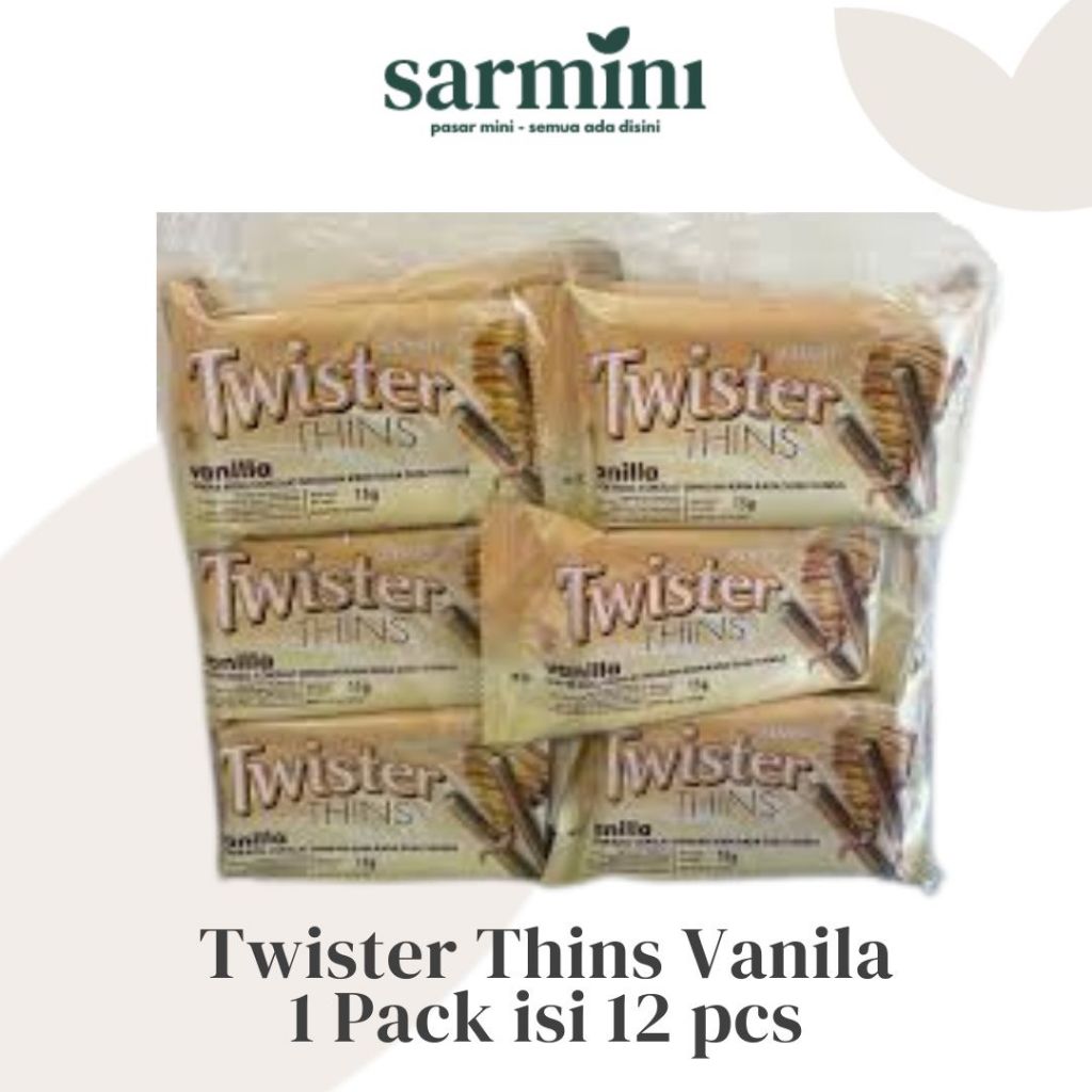 

Twister Thins Vanilla 15g 1 Pack isi 12