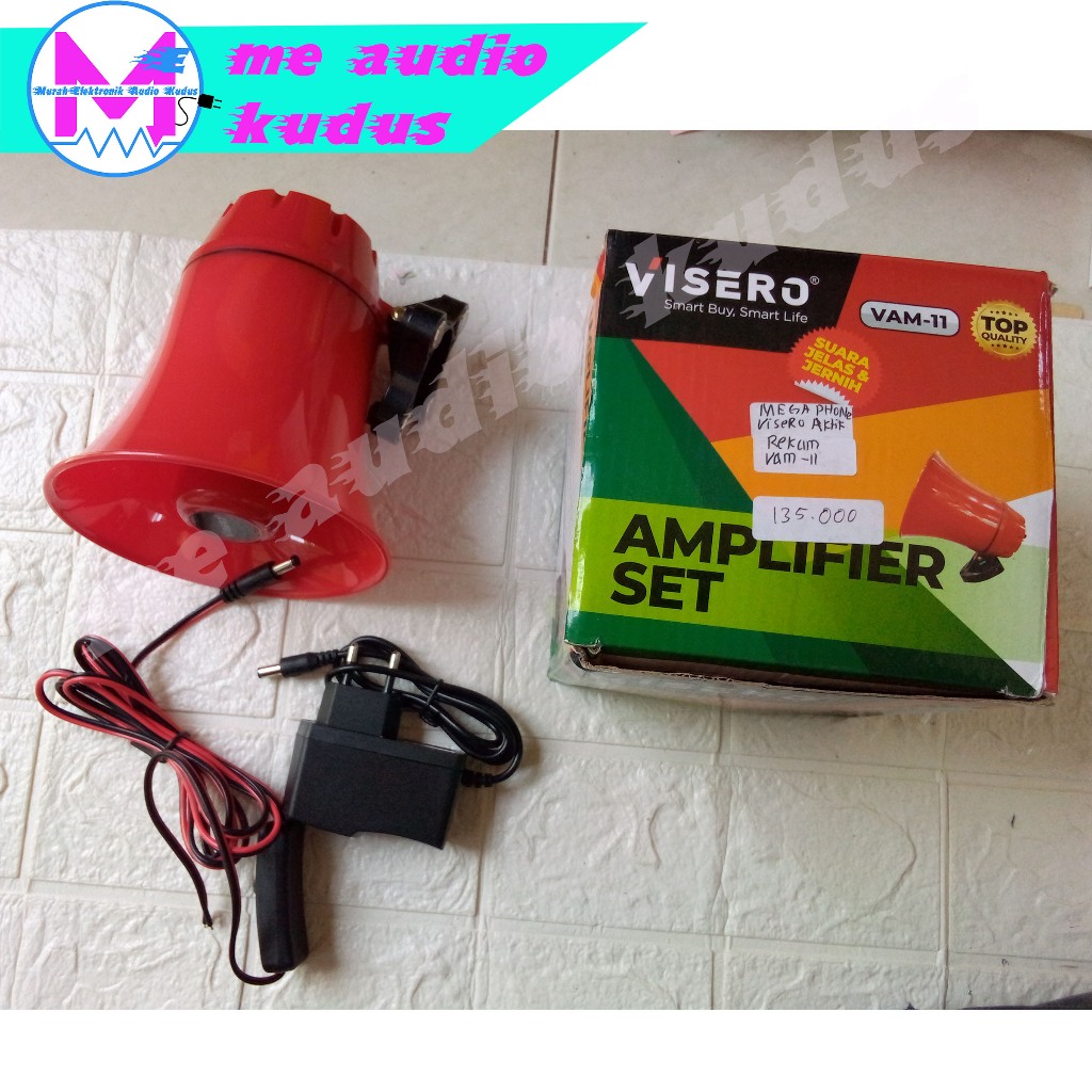 SPEAKER TOA CORONG MEGAPHONE VISERO AKTIF REKAM VAM-11