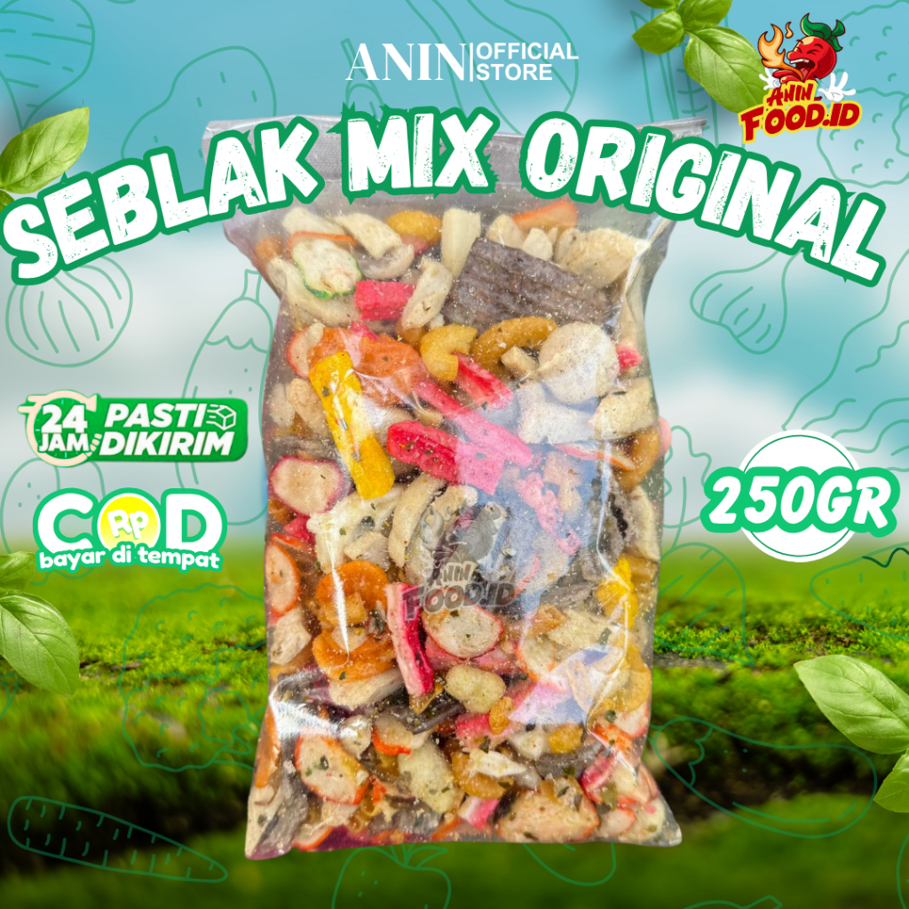 

250GR SEBLAK MIX ORIGINAL DAUN JERUK Aninfood.id