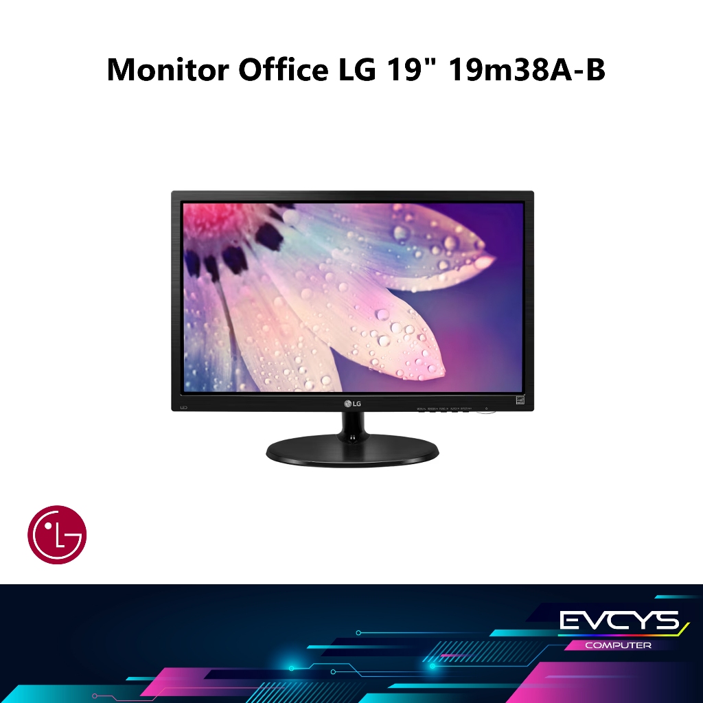 Monitor Office LG 19" 19m38A-B