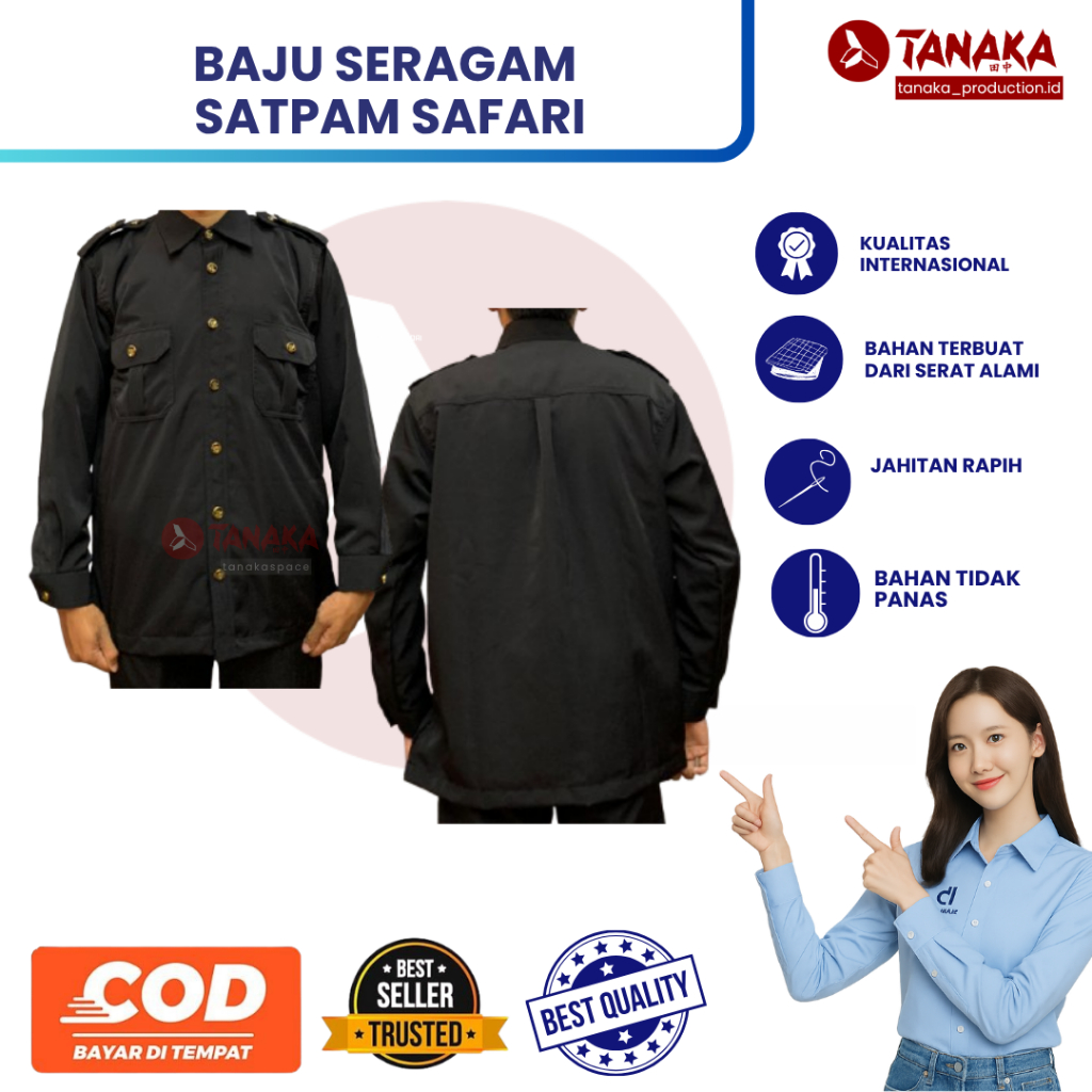 SATPAM SAFARI BAJU  SERAGAM SATPAM SAFARI  BAJU SERAGAM SATPAM SAFARI  BAJU